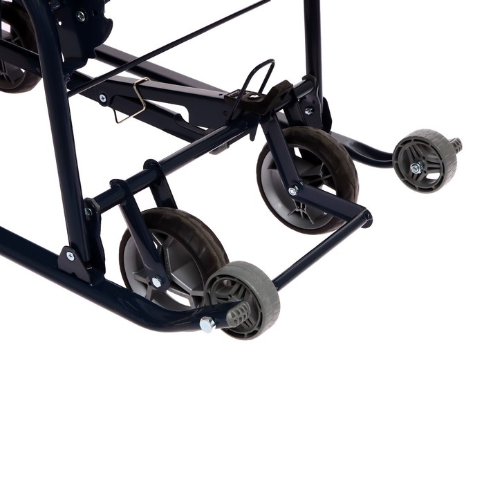 Санки-коляска &laquo;Наши детки 5-1&raquo; с жирафом, цвет лимонный