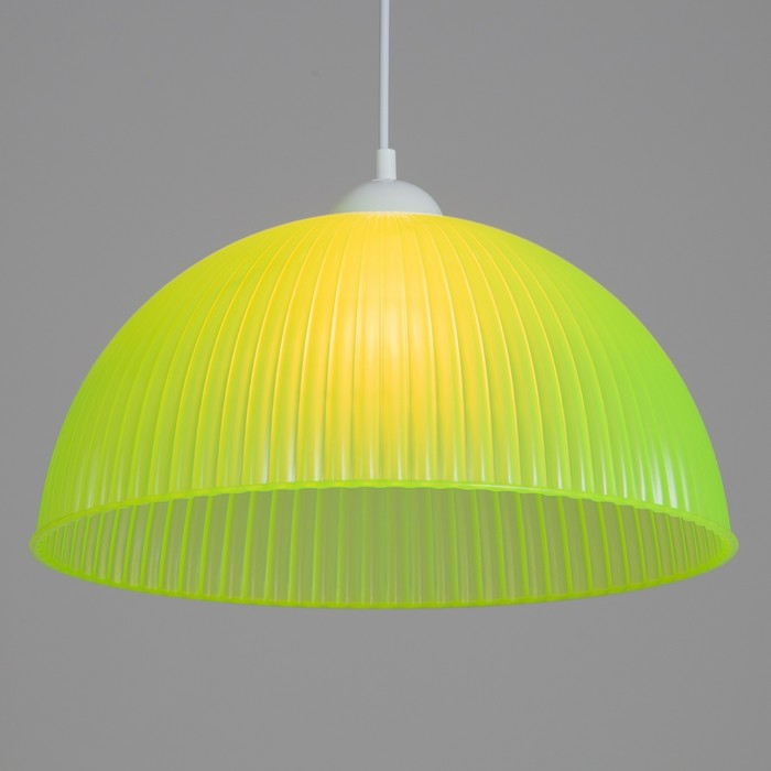 Люстра BayerLux Подвес BayerLuxная "Волна" E27 40Вт салатовый 40х40х18(+60)см