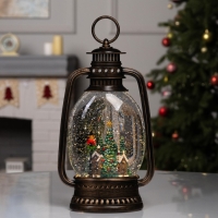 Фигура светодиодная &laquo;Ночные огни&raquo;, 27.9х15.7х7.6 см, музыка, батарейки ААх3 (не в комплекте), USB, свечение тёплое белое