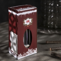 Светодиодная фигура «Свеча в ротонде» 6.3 × 14 × 6.3 см, пластик, батарейки AG13х3 (в копмплекте), свечение тёплое белое Светодиодная фигура «Свеча в ротонде» 6.3 × 14 × 6.3 см, пластик, батарейки AG13х3 (в копмплекте), свечение тёплое белое