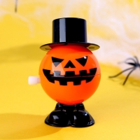 Хэллоуин. Игрушка заводная «Тыква», с наклейками Хэллоуин. Игрушка заводная «Тыква», с наклейками