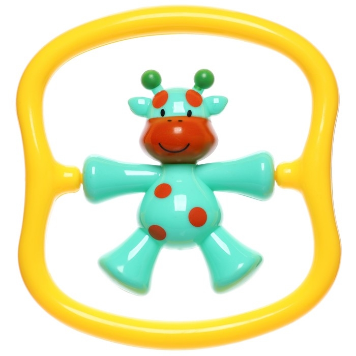 Погремушка &laquo;Жирафик&raquo; цвет бирюзовый, Крошка Я