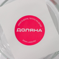 Кувшин мерный из жаропрочного стекла Доляна, 1 л, 20,5&times;16&times;11 см