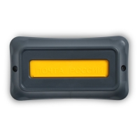 Ящик почтовый, пластиковый, &laquo;Стандарт&raquo;, с щеколдой, с накладкой, серый