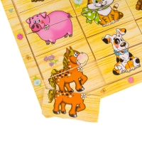 Пазл разрезные картинки &laquo;Учим животных&raquo;