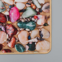 Набор ковриков для ванной и туалета Доляна &laquo;Ракушки&raquo;, 3 шт: 50&times;80, 50&times;40, 40&times;43 см