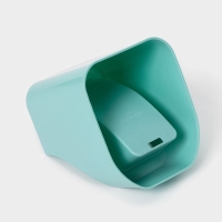 Ёршик для унитаза Доляна, 12&times;10,5&times;40,5 см, цвет мятный