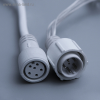 Гирлянда &laquo;Водопад&raquo; 2 &times; 1.5 м, IP44, УМС, прозрачная нить, 400 LED, свечение белое, 8 режимов, 220 В