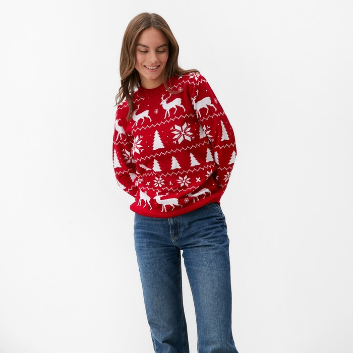 Джемпер вязаный KAFTAN Джемпер вязаный KAFTAN "New Year" размер 56