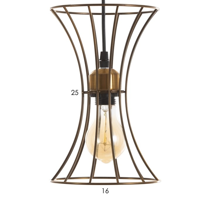 Светильник BayerLux "Анетта" 3хЕ27 40Вт золото 16х50х23-123см