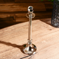 Подсвечник алюминий "Ампир" на 1 свечу 9,5х9,5х35 см Подсвечник алюминий "Ампир" на 1 свечу 9,5х9,5х35 см