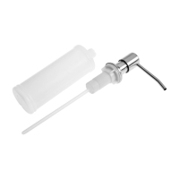 Дозатор для моющего средства ZEIN Z3615, на мойку, встраиваемый, сатин