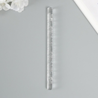 Скалка для творчества акрил "Снежинки" 16х1 см