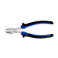 Бокорезы ТУНДРА, CrV, никелированные, двухкомпонентные рукоятки, 200 мм Бокорезы ТУНДРА, CrV, никелированные, двухкомпонентные рукоятки, 200 мм