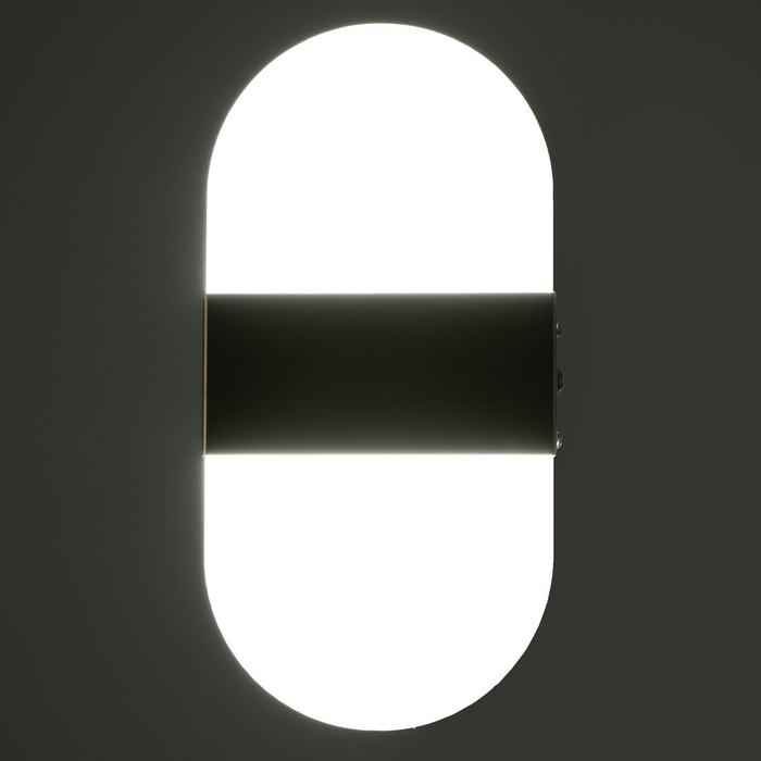 Бра Лайн LED 12Вт 6000К серебро 11х21 см