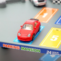 Парковка &laquo;Мега паркинг&raquo;, 6 металлических машин + коврик