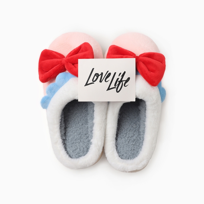 Тапочки детские, размер 32-33, цвет розовый