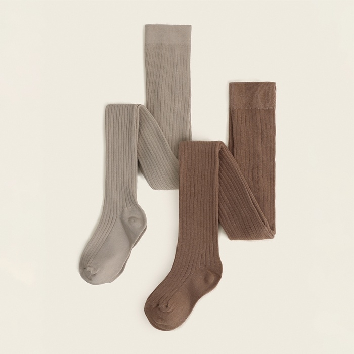 Набор колготок детских SL Home 2 пары, р. 86-92, молочн/беж Набор колготок детских SL Home 2 пары, р. 86-92, молочн/беж