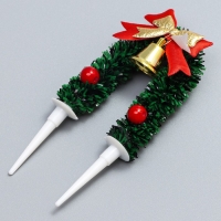 Декор для творчества &laquo;Новогодняя арка&raquo;, в наборе 3 шт., размер 1 шт. &mdash; 9,5 &times; 4,5 &times; 1 см