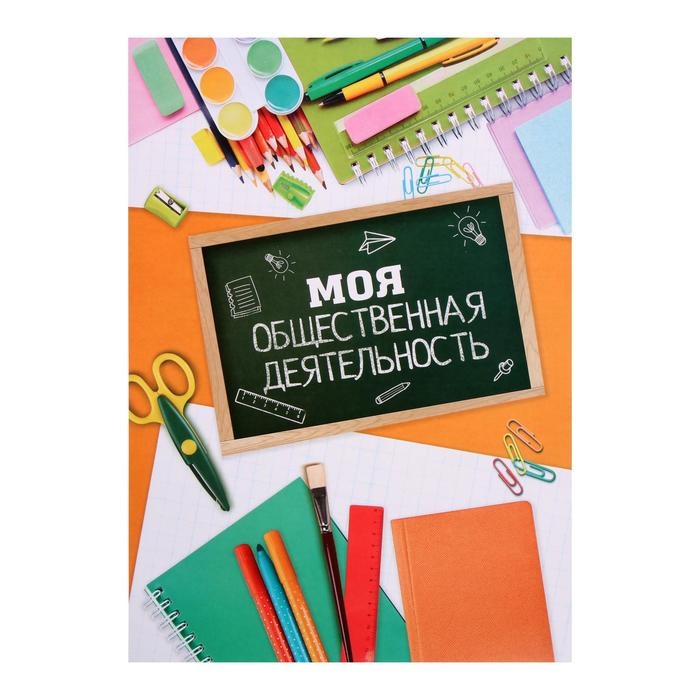 Папка школьная на кольцах &laquo;Портфолио школьника&raquo;, 10 листов-разделителей, 24,5 х 32 см.