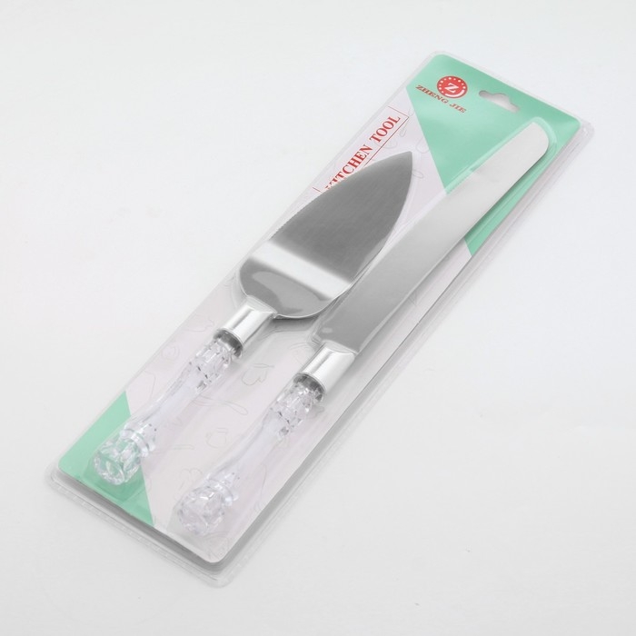 Столовые приборы для торта, нож и лопатка