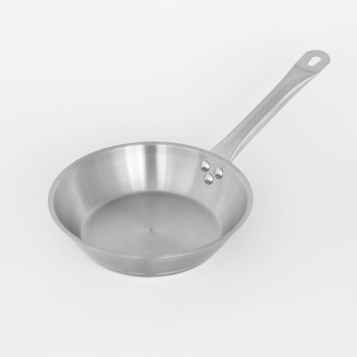 Сковорода из нержавеющей стали Hanna Kn&ouml;vell, d=22 см, h=5,5 см, толщина стенки 0,6 мм, длина ручки 21,5 см, индукция