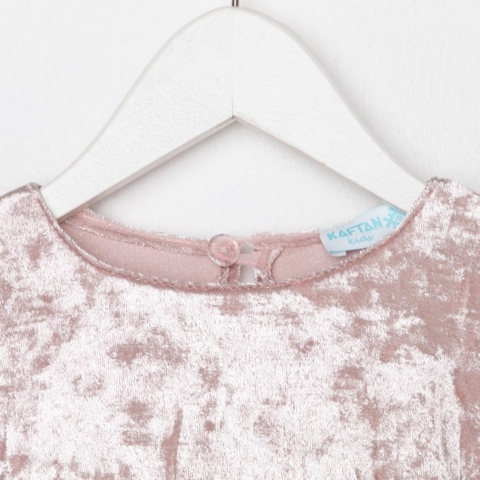 Платье для девочки нарядное KAFTAN Платье для девочки нарядное KAFTAN "Куколка", розовый, рост 110-116, р.32