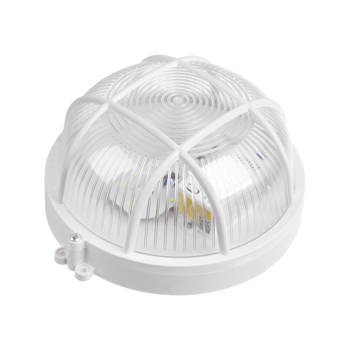 Светильник светодиодный аварийный, 8 Вт, IP54, 6500K, 220 В, пластик, белый Светильник светодиодный аварийный, 8 Вт, IP54, 6500K, 220 В, пластик, белый