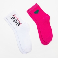 Набор женских носков KAFTAN "Shine&ldquo; 2 пары, р. 36-39 (23-25 см)