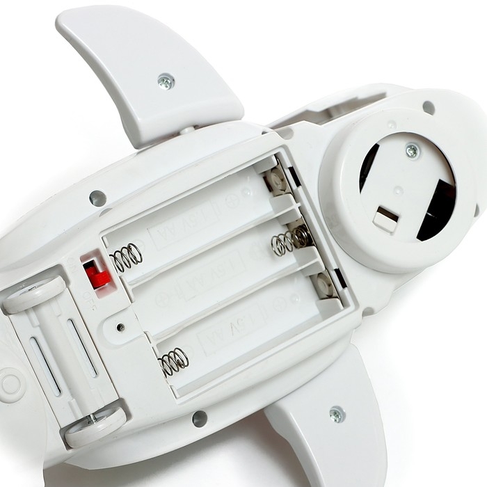 Акула «Шестерёнки», световые и звуковые эффекты, подвижные элементы, работает от батареек, цвет белый Акула «Шестерёнки», световые и звуковые эффекты, подвижные элементы, работает от батареек, цвет белый