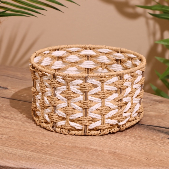 Набор плетёных корзин, 3 шт, 23х19х15 см Набор плетёных корзин, 3 шт, 23х19х15 см