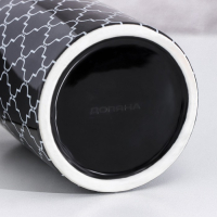 Дозатор для жидкого мыла Доляна &laquo;Марокко&raquo;, 380 мл, цвет чёрный