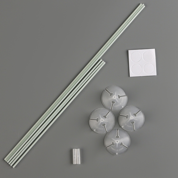 Стойка для воздушных шаров на 4 шара, основание сердце, высота 65 см