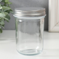 Банка для свечей стекло с крышкой "Прозрачность" 250 мл 7х7х9,5 см Банка для свечей стекло с крышкой "Прозрачность" 250 мл 7х7х9,5 см
