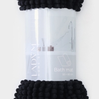 Коврик для дома LaDо́m, букли, плотность 1000 г, 50&times;80 см, цвет графитовый