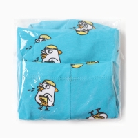 Трусы мужские боксеры &laquo;Гуси&raquo;, цвет голубой, размер 54 (XXL)