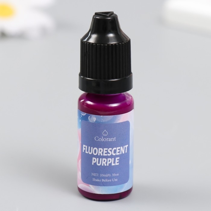 Краска (пигмент) для воска Краска (пигмент) для воска "Флуоресцентный фиолетовый" 10 мл