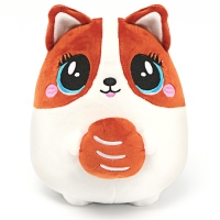 Мягкая игрушка &laquo;Корги-батончик&raquo;, овальная, 21 см, с батоном в лапках