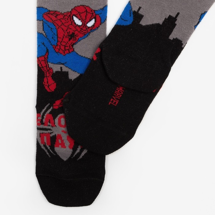 Колготки Марвел «Ночной город», цвет чёрный/серый, 116-122 см Колготки Марвел «Ночной город», цвет чёрный/серый, 116-122 см