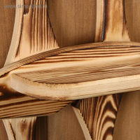 Полка "Водопад", обожжённая, 30*65*13 см, сосна