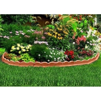 Бордюр &laquo;Волна&raquo;, длина 3.2 м, терракотовый