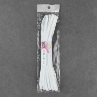 Резинка вязаная, 8 мм, 10 &plusmn; 0,5 м, цвет белый