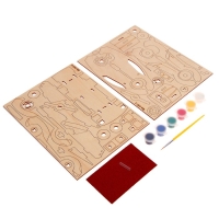 Конструктор из дерева &laquo;Спортивная машина&raquo;, 19,1х8,1х5,8 см, в комплекте краски, кисточка и наждачная бумага