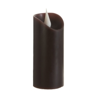 Ночник "Черная свеча" LED 1Вт от батареек 2хАА венге 5х5х12см RISALUX Ночник "Черная свеча" LED 1Вт от батареек 2хАА венге 5х5х12см RISALUX