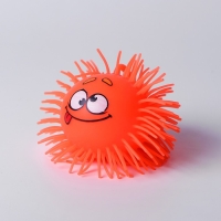 Мяч детский резиновый ёжка &laquo;Филя&raquo;, резиновый, световой, цвета МИКС