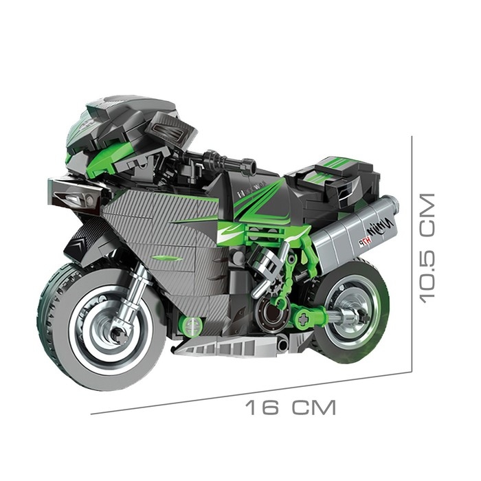 Конструктор Мототехно &laquo;Байк&raquo;, 279 деталей