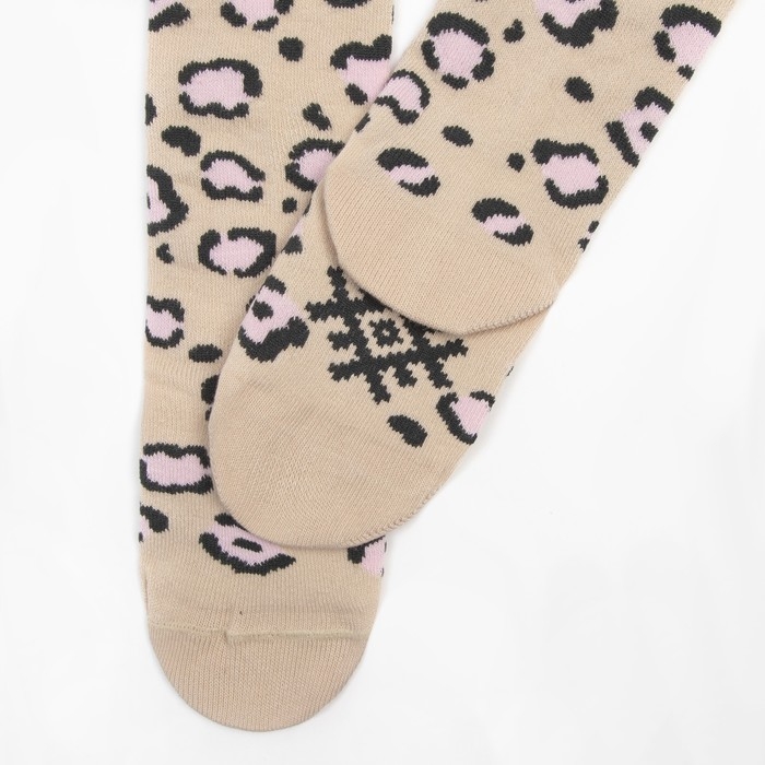 Колготки детские KAFTAN Колготки детские KAFTAN "Леопард" 116-122 см, бежевые