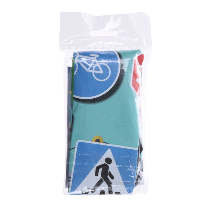 Накидка на сиденье автомобильное Cartage Дорожные знаки, ПВХ, 60х45 см, европодвес