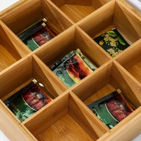 Органайзер для хранения, 30&times;30&times;10 см, бамбук