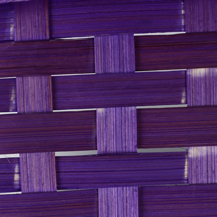 Набор корзин плетеных, D19x9/32 см, D22x9,5/34 см, D25x10/36 см, 3шт, фиолетовые, бамбук